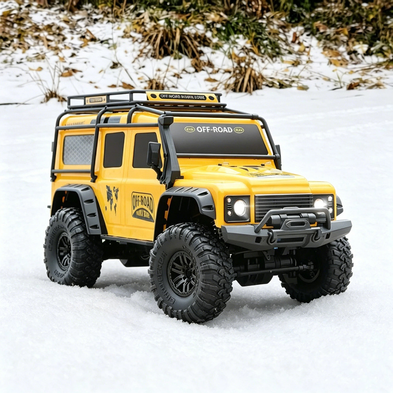 Hot Wheels Car Mainline - Coche Teledirigido Todoterreno 4x4 a Escala
