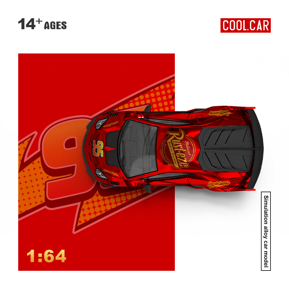 Die Cast Car 1 64 - Auto Deportivo a Escala 1:64, GT