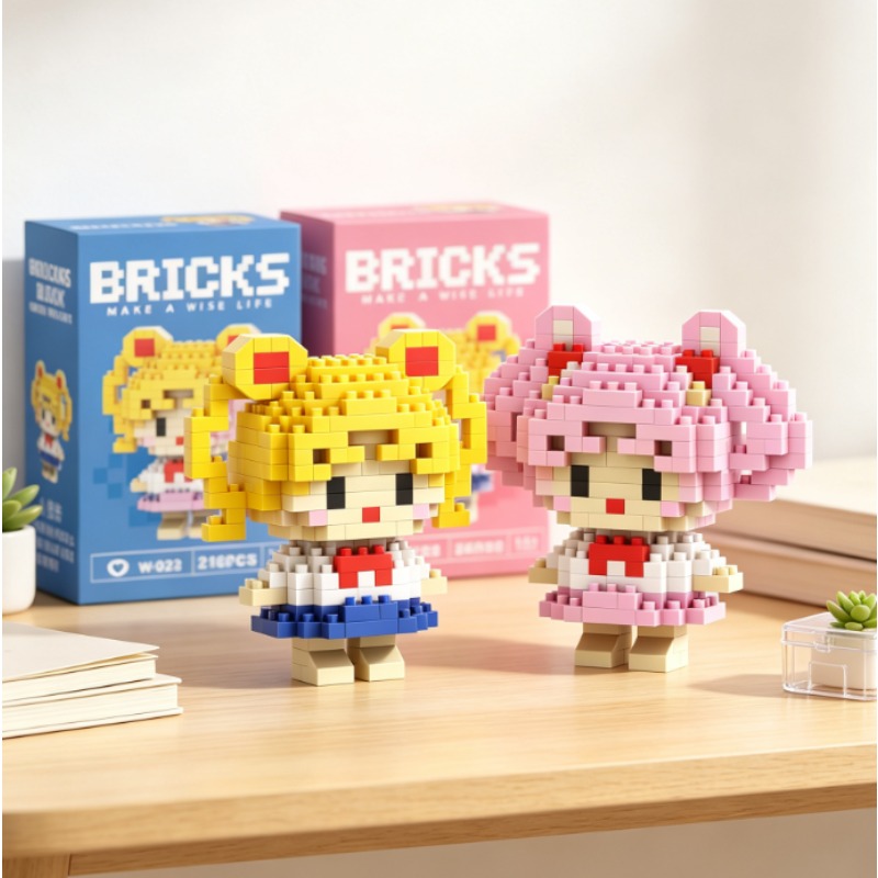 Building Block Mini - Mini figura de anime, bloques de
