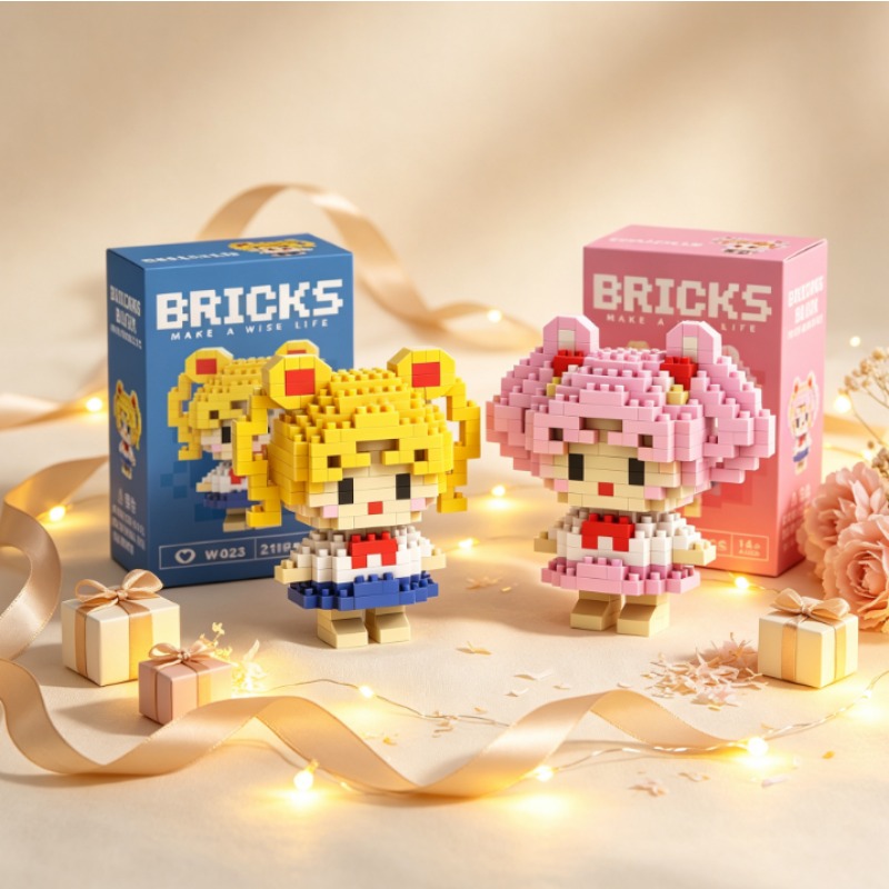 Mini figura de anime, bloques  - Building Block Mini reseña y precio