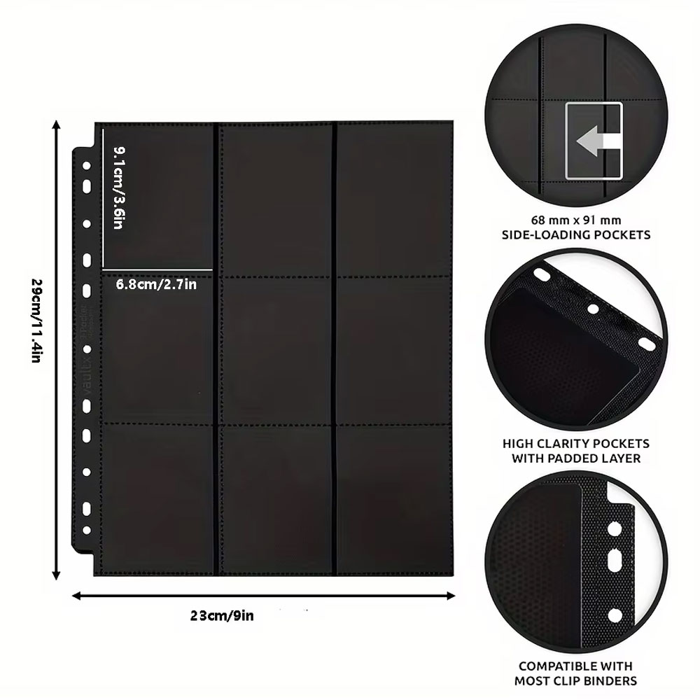 Cartera de almacenamiento de 9 - Trading Card Binder reseña y precio